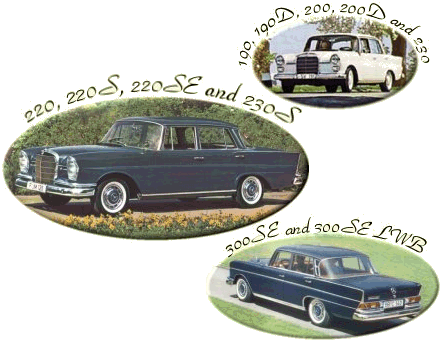 History of the Mercedes Heckflosse models