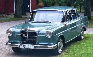 Kofferraumteppich Mercedes-Benz W110 Limousine 1961-1968